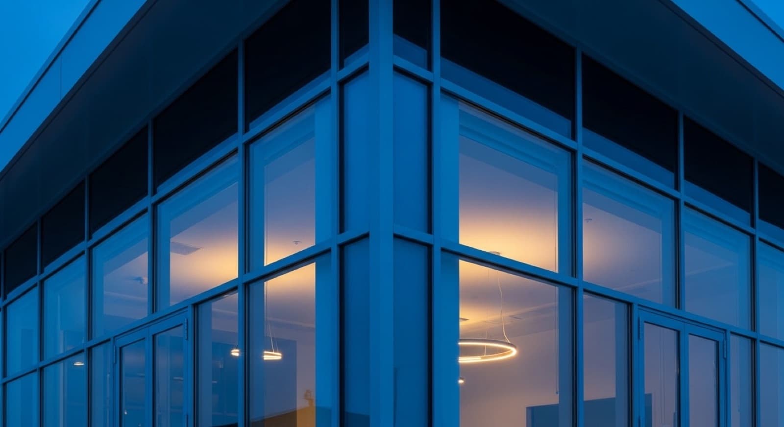 Modern commercial window wall — the kind of fenestration application SB5 components are specified into
