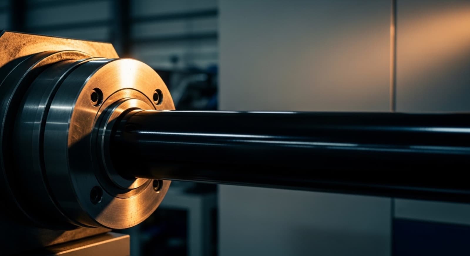 Partner factory production line running an SB5 component order under directional lighting